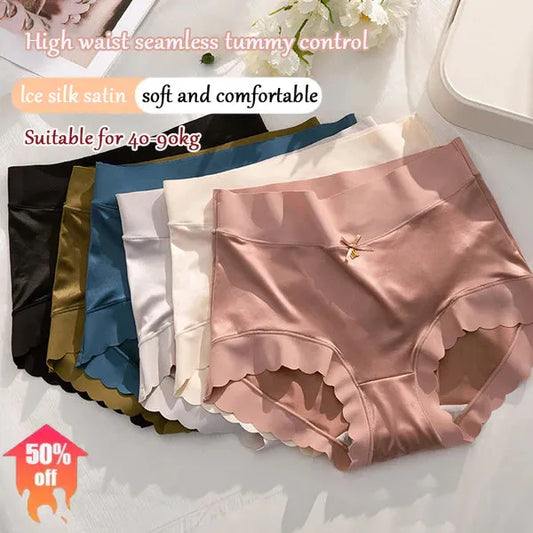 ✨ Buy 2 Get 1 Free! Premium Satin Antibacterial Panties Silky Skin-Loving Comfort • Odor-Control Tech • Moisture-Wicking Magic