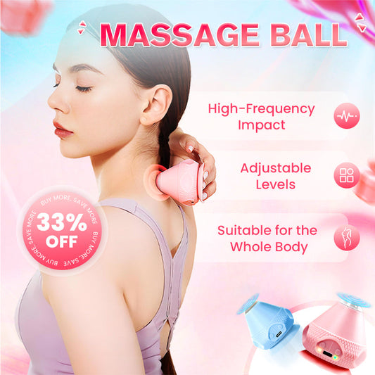 🔥Buy 2 🎁 Save $5💝Electric Adsorption Type Vibrating Hot Compress Fascia Ball Massager