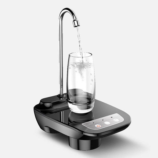 Rechargeable Electric Water Bottle Pump with Tray