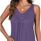 💥Limited time 50% off🍃 Women’s V-Neck Sleeveless Tank Top – Effortless Comfort & Chic Style! ✨👚