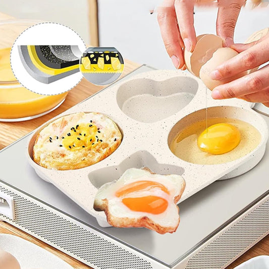 🔥HOT SALE 50% OFF🔥Multifunctional 4-hole Omelette Pan