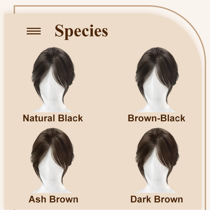 🔥Hot Sale🔥Natural Clip-on Partial Bangs Hair Piece