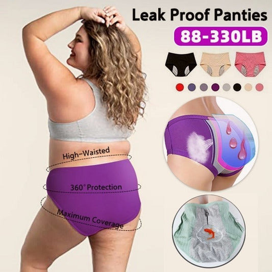 🎀Women’s High-Waisted Leak-Proof Underwear – Moisture-Wicking, Antibacterial & Pelvic Support for All-Day Comfort