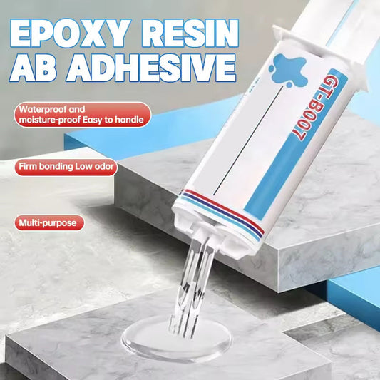 Clear Epoxy Resin AB Glue-Professional solution for permanent bonds💯