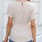 2025 New Product Promotion 50%🎉Women’s Tie Waist Peplum Top