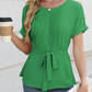 2025 New Product Promotion 50%🎉Women’s Tie Waist Peplum Top