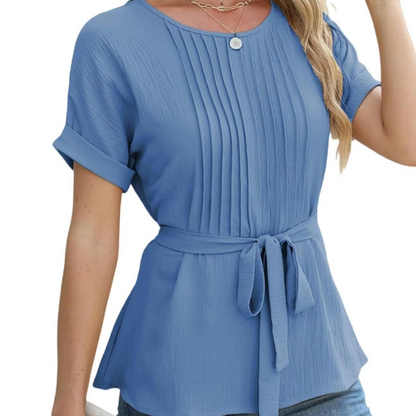 2025 New Product Promotion 50%🎉Women’s Tie Waist Peplum Top