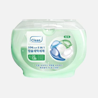🌊5-in-1 Laundry Detergent Pacs - 40 Counts